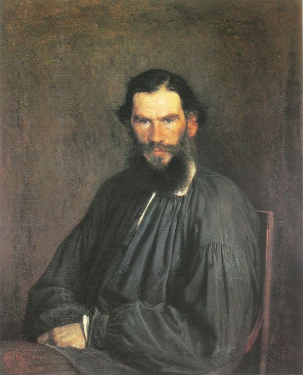 Ivan Nyikolajevics Kramszkoj portréja Tolsztojról a Tretyakov Képtár számára, mely a regény írása elején készült